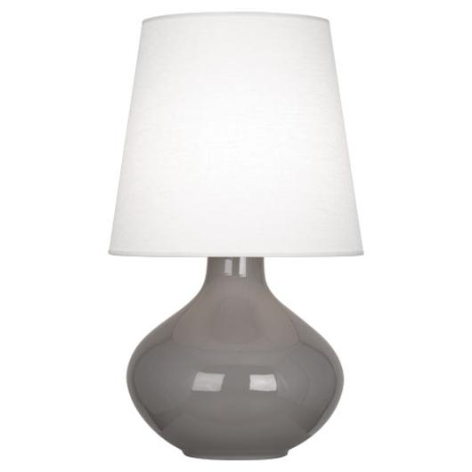 Smokey Taupe June Table Lamp by Robert Abbey