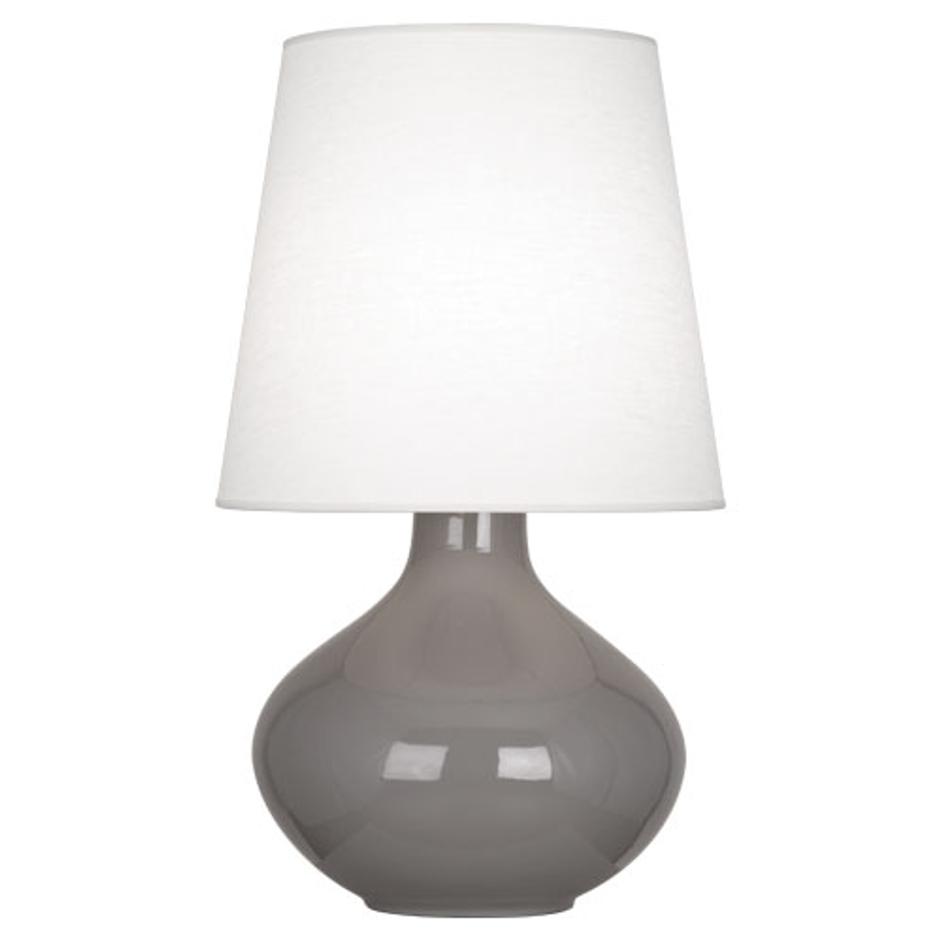 Smokey Taupe June Table Lamp by Robert Abbey