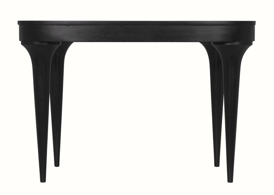 Rennie Mahogany Desk in Hand-Rubbed Black Finish by Noir Furniture