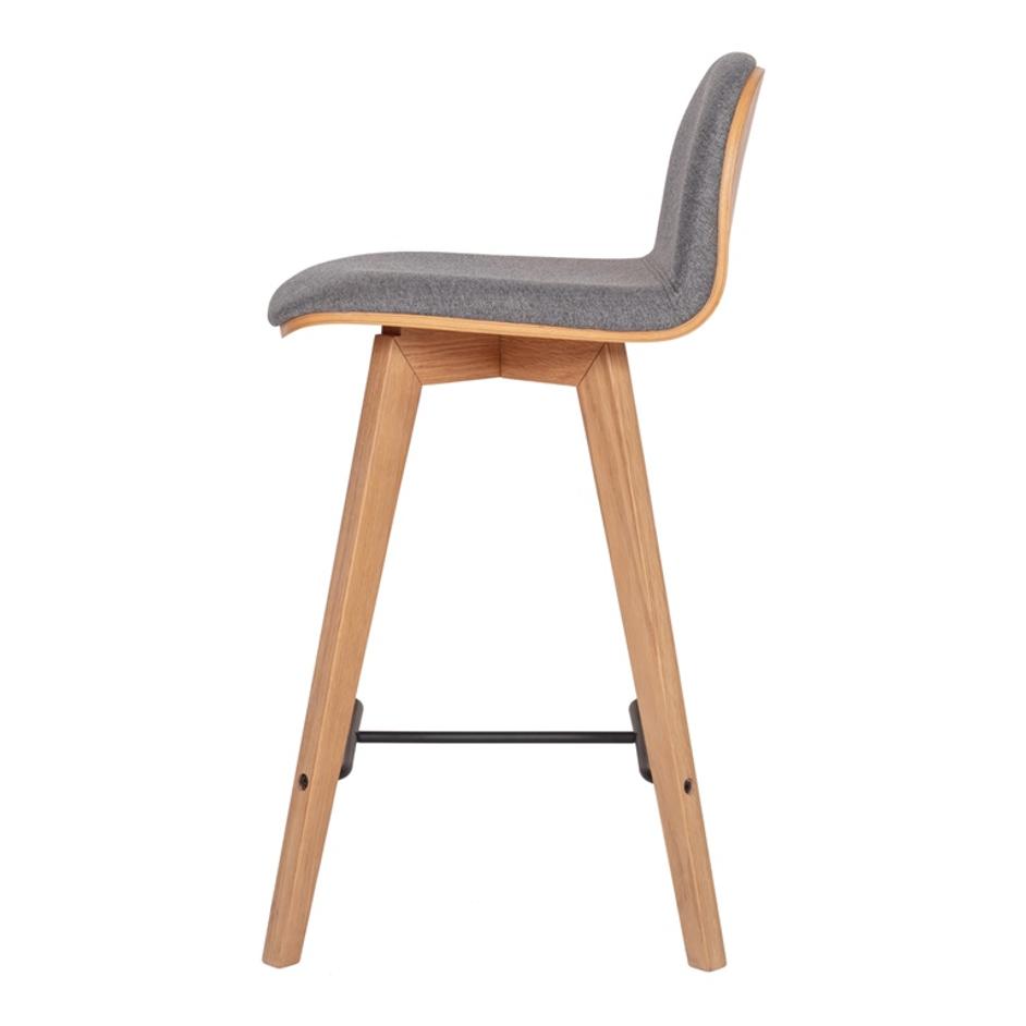 NAPOLI COUNTER STOOL GREY by Moes Home