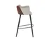 Griffin Barstool - November Grey / Bravo Cognac by Sunpan