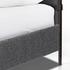 Anderson Bed In Knoll Charcoal In Queen by FOUR HANDS