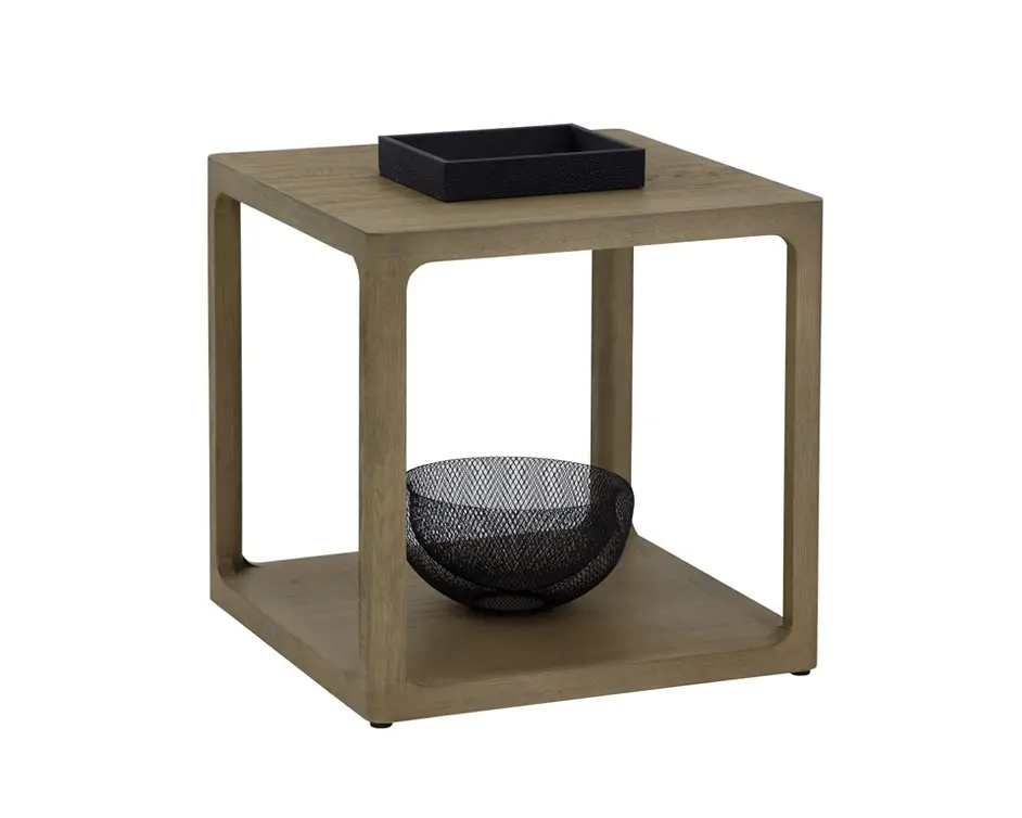 DONCASTER SIDE TABLE - SMOKE GREY by Sunpan