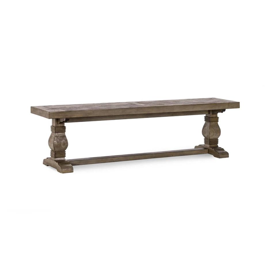 Caleb Solid Wood Bench by Classic Home