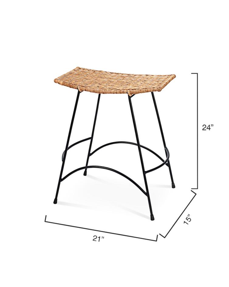 Wing Rattan Counter Stool by Jamie Young