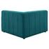 Nayla Upholstered Fabric 8-Piece Sectional Sofa In Teal by Modway Furniture