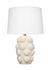 Silas Ceramic Table Lamp with Linen Shade by Jamie Young