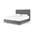 Anderson Bed In Knoll Charcoal In King by FOUR HANDS