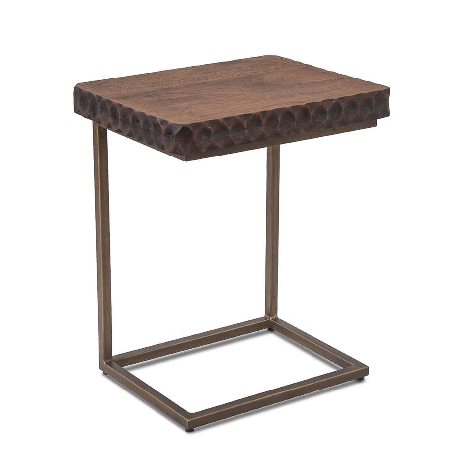 Santa Cruz Collection Santa Cruz Side Table Two Tone by Home Trends & Design