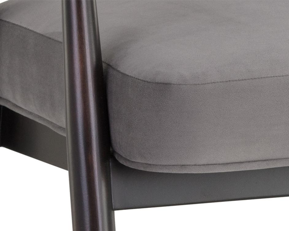 CALLEM DINING ARMCHAIR - ANTONIO CHARCOAL by Sunpan