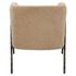 Jacobsen Tan Shearling Barrel Chair by Uttermost