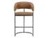 MARRIS BARSTOOL - GUNMETAL - MILLIKEN COGNAC by Sunpan