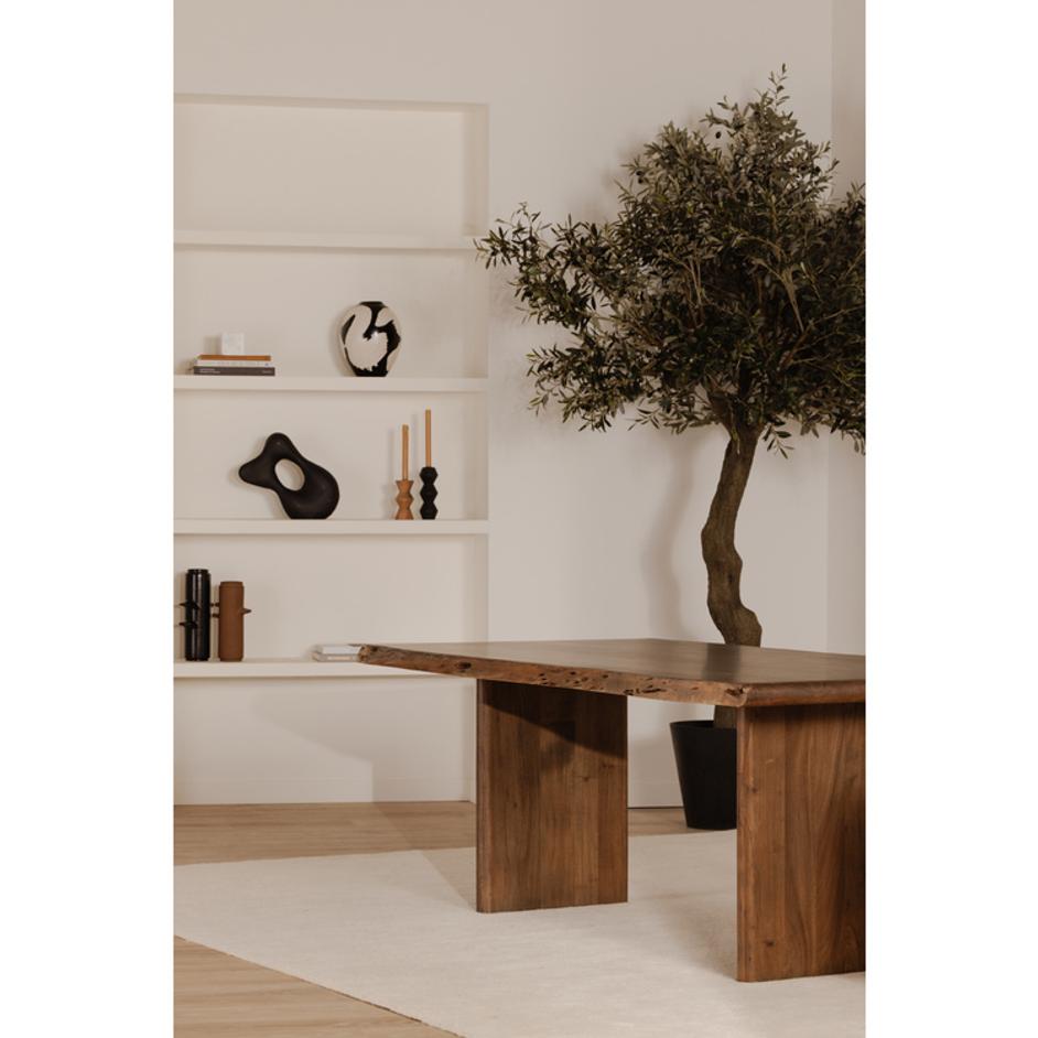 Lila Large Dining Table Brown by Moes Home