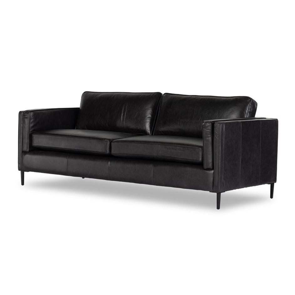Emery Sofa 84" In Sonoma Black by FOUR HANDS