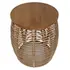 Iris Rattan End Table In Honey by New Pacific Direct
