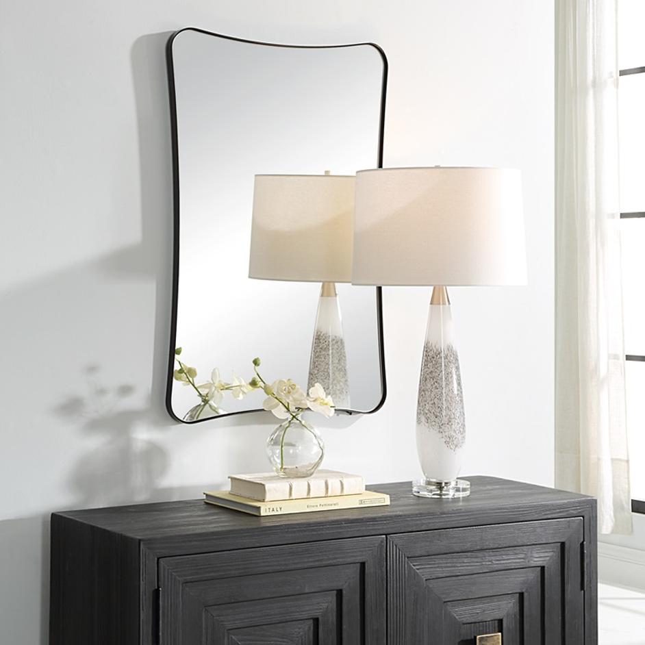 Loudon Black Vanity Mirror by Uttermost