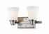 Kayla 2 Light Vanity  in Brushed Nickel Finish by Z-Lite