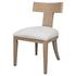 Idris Armless Chair Natural by Uttermost