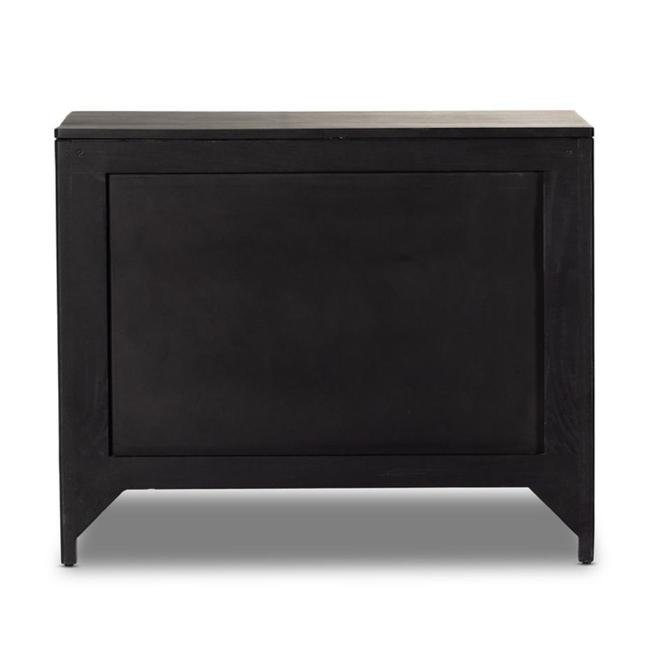 Sydney Large Nightstand - Black Wash by Four Hands