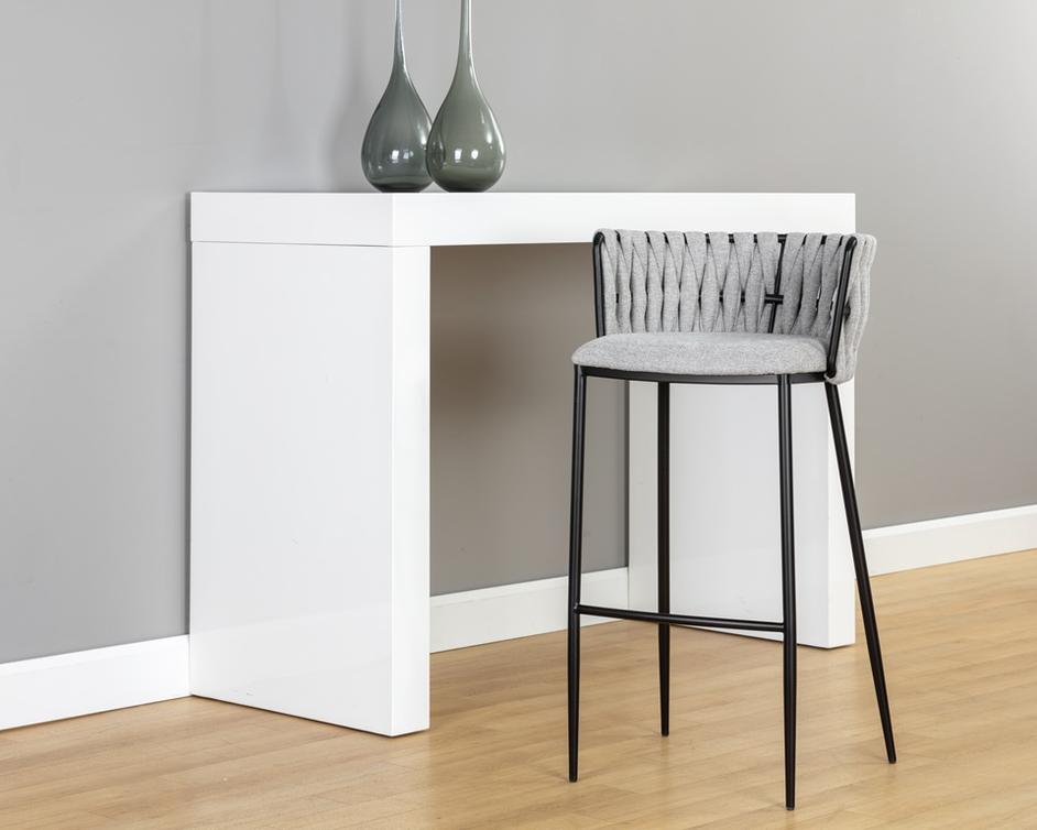 Sarai Barstool - Belfast Heather Grey by Sunpan