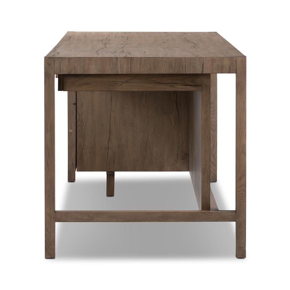 Suspension Desk In Grey Oak by FOUR HANDS