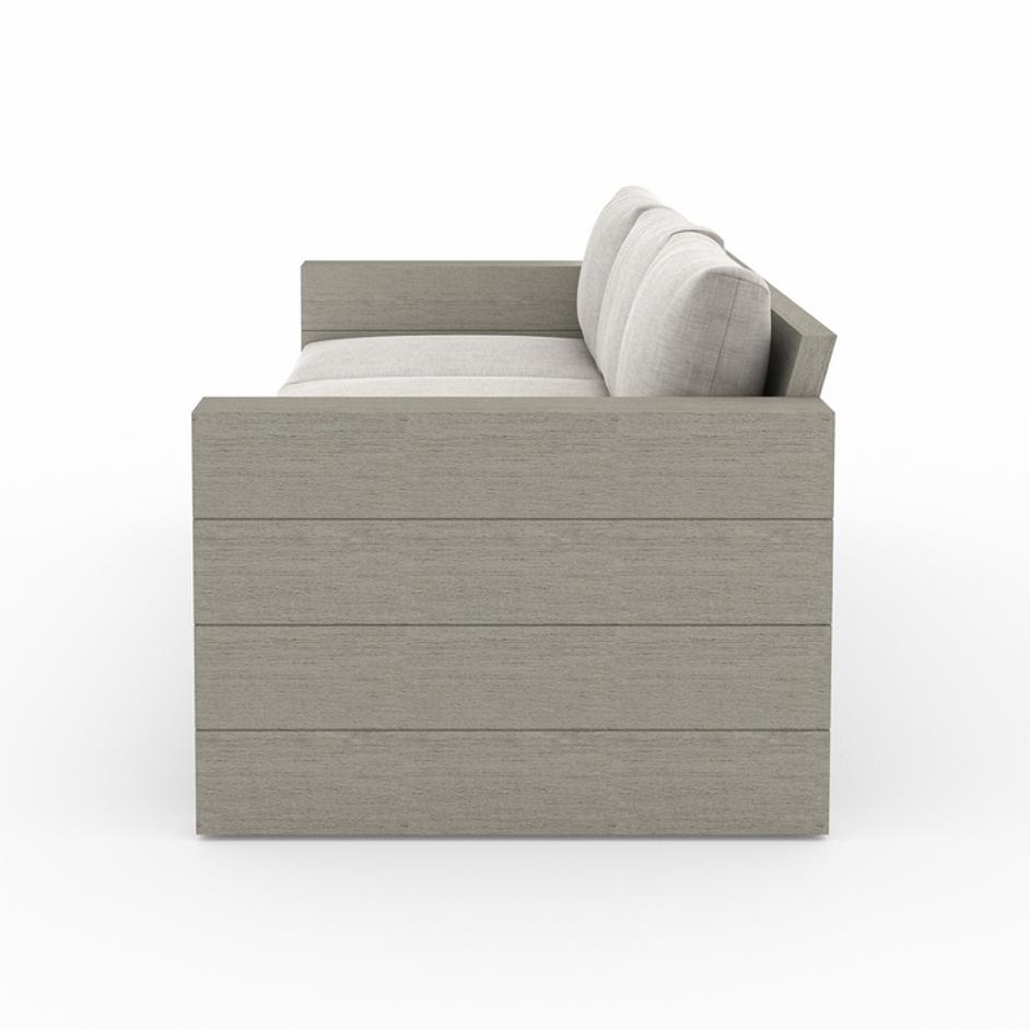 Leroy Outdoor Sofa In 96" In Grey/Stone Grey by FOUR HANDS