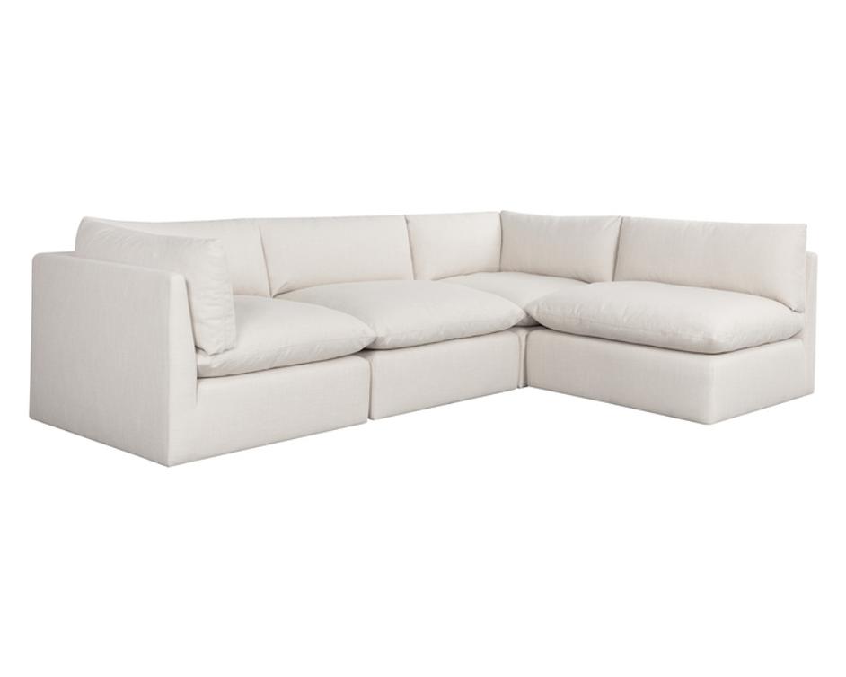 REVE MODULAR - ARMLESS CHAIR - EFFIE LINEN by Sunpan