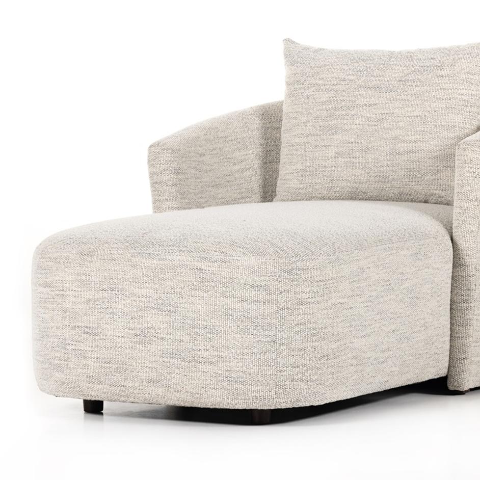 Farrah Chaise Lounge In Merino Cotton by FOUR HANDS