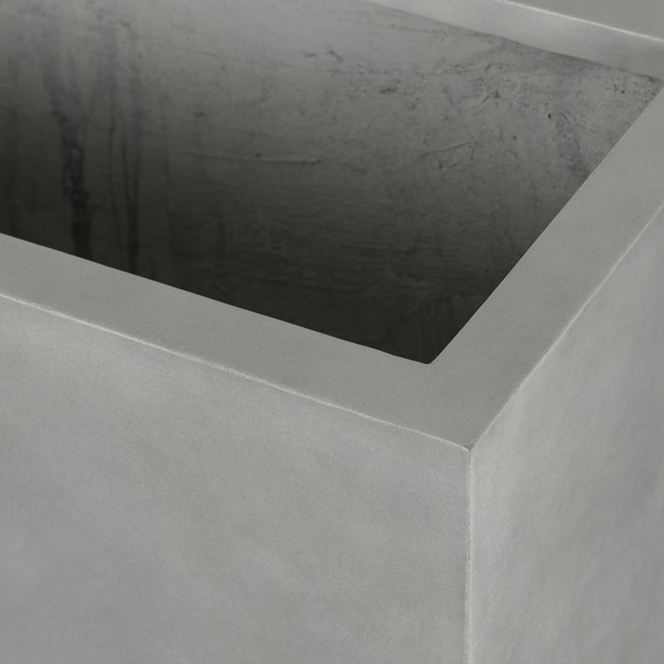 Kiro Planter - Natural Grey Concrete by Four Hands