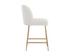 KELTY COUNTER STOOL - GOLD - COPENHAGEN WHITE by Sunpan
