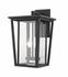 Seoul 2 Light Outdoor Wall Sconce in Black Finish by Z-Lite