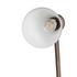 Ludwig Floor Lamp In Rust And Frosted Glass And Clear Cord by Four Hands