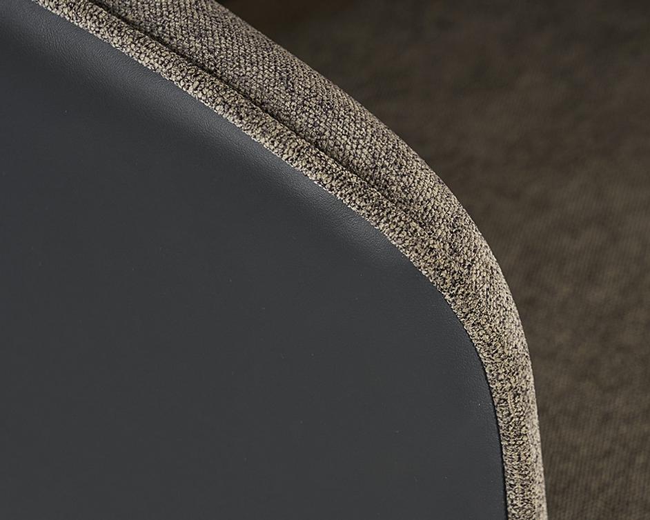 Asher Barstool - Sparrow Grey / Napa Black by Sunpan