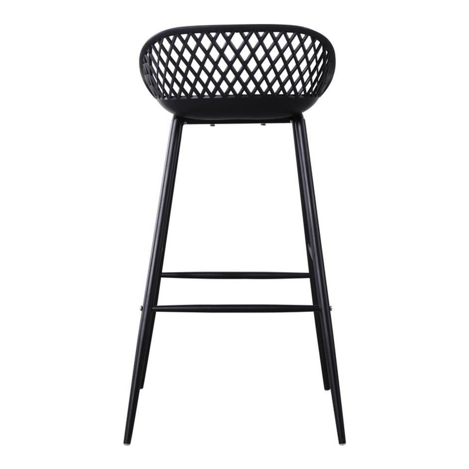 PIAZZA OUTDOOR BARSTOOL BLACK by Moes Home