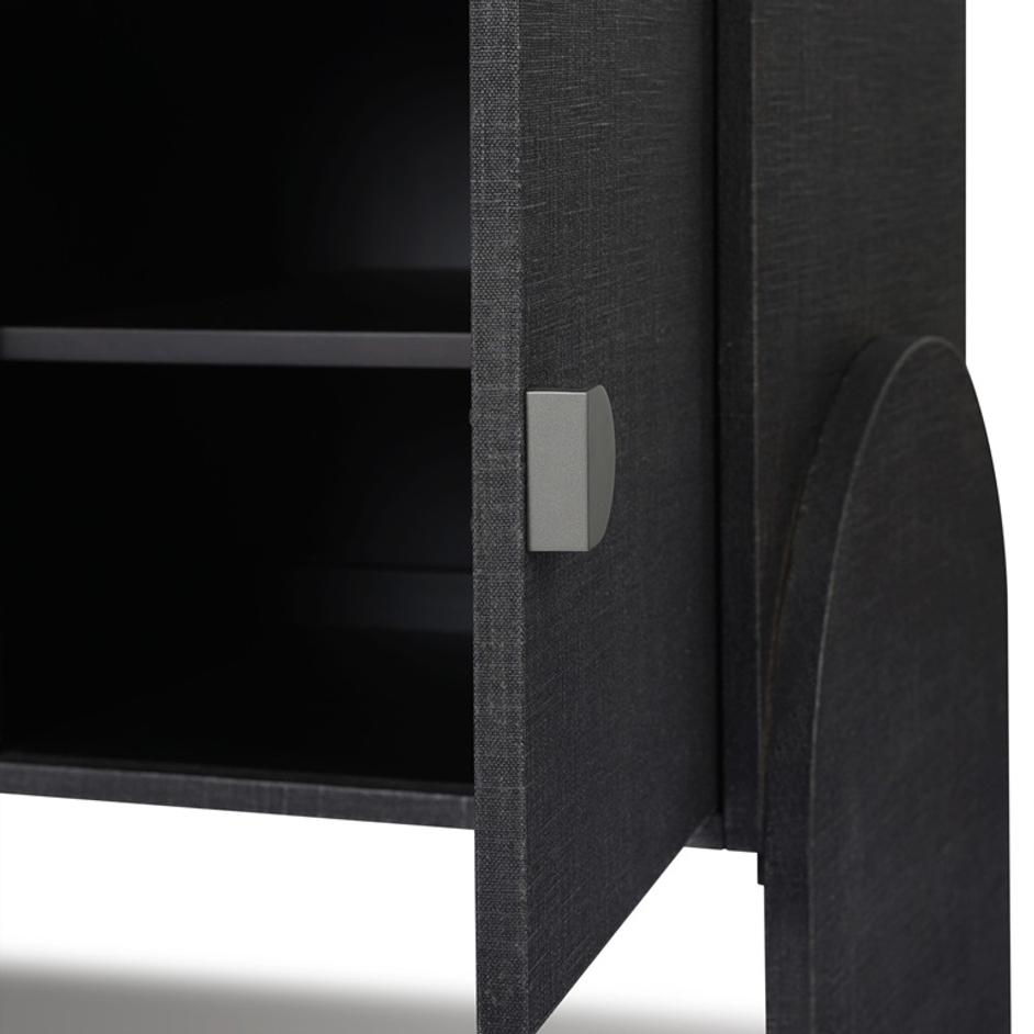 Cressida Sideboard - Black Linen by Four Hands