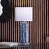 Flurry Ceramic Small Table Lamp with Linen Shade  by Jamie Young