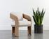 PYLOS DINING ARMCHAIR - NATURAL - LOUIS CREAM by Sunpan