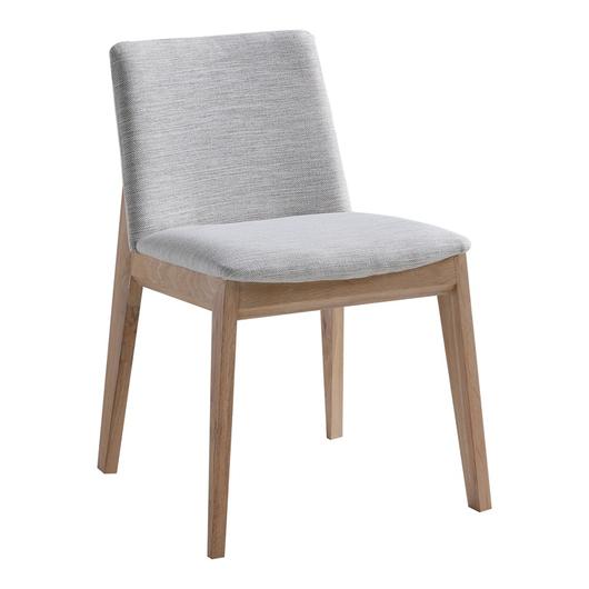 DECO OAK DINING CHAIR LIGHT GREY by Moes Home