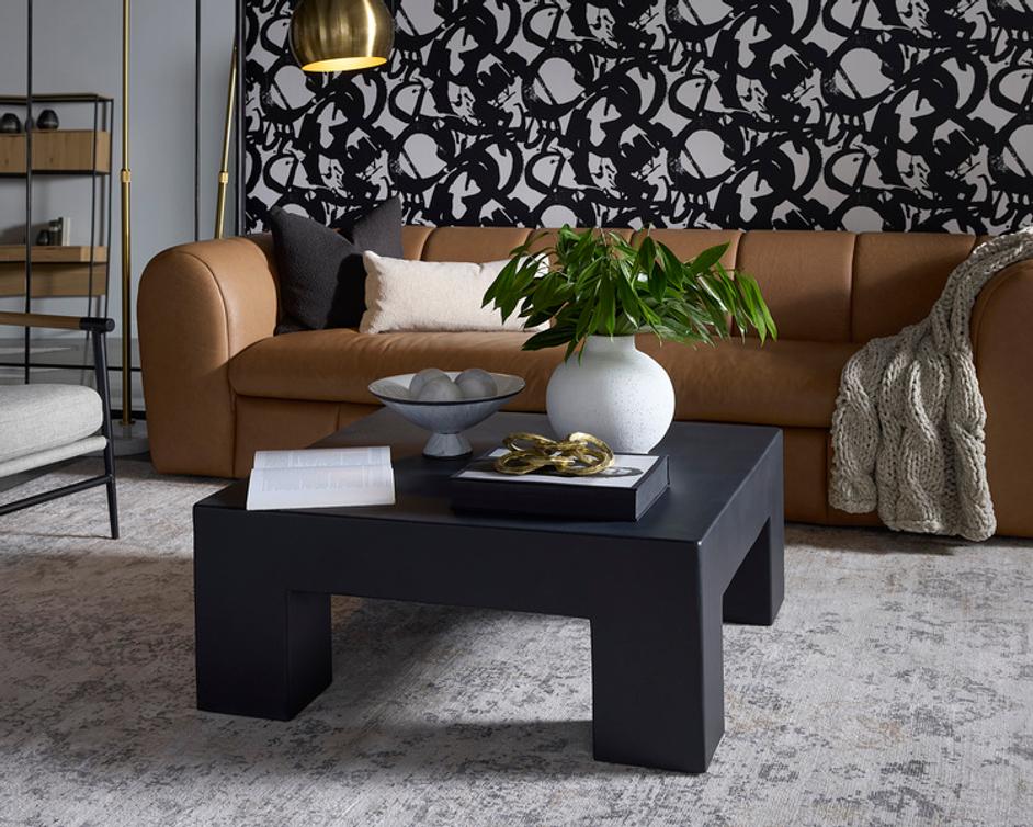 RENLEY COFFEE TABLE - BLACK by Sunpan