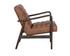 LYRIC LOUNGE CHAIR - VINTAGE CARAMEL LEATHER by Sunpan
