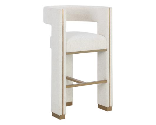 ADAMINA BARSTOOL - RHEA LIGHT BARLEY by Sunpan
