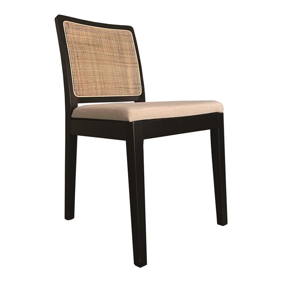 ORVILLE DINING CHAIR BLACK-M2 by Moes Home