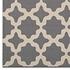 Selena Moroccan Trellis 4X6 Indoor And Outdoor Area Rug In Gray And Beige by Modway Furniture
