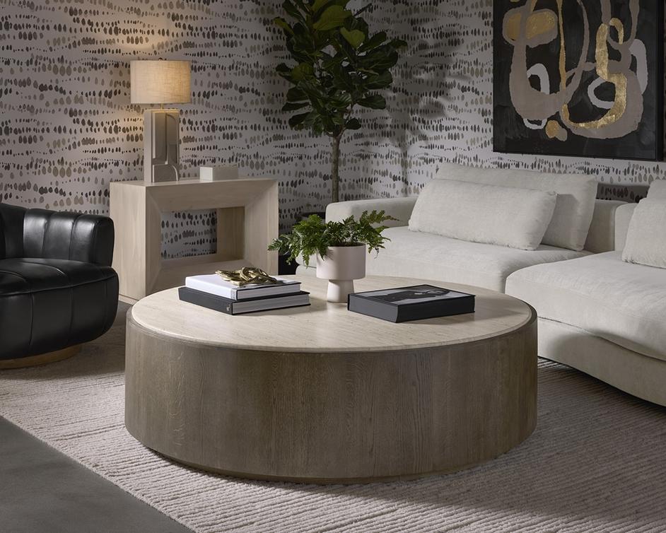 DIRSAN TABLE LAMP - TAUPE by Sunpan