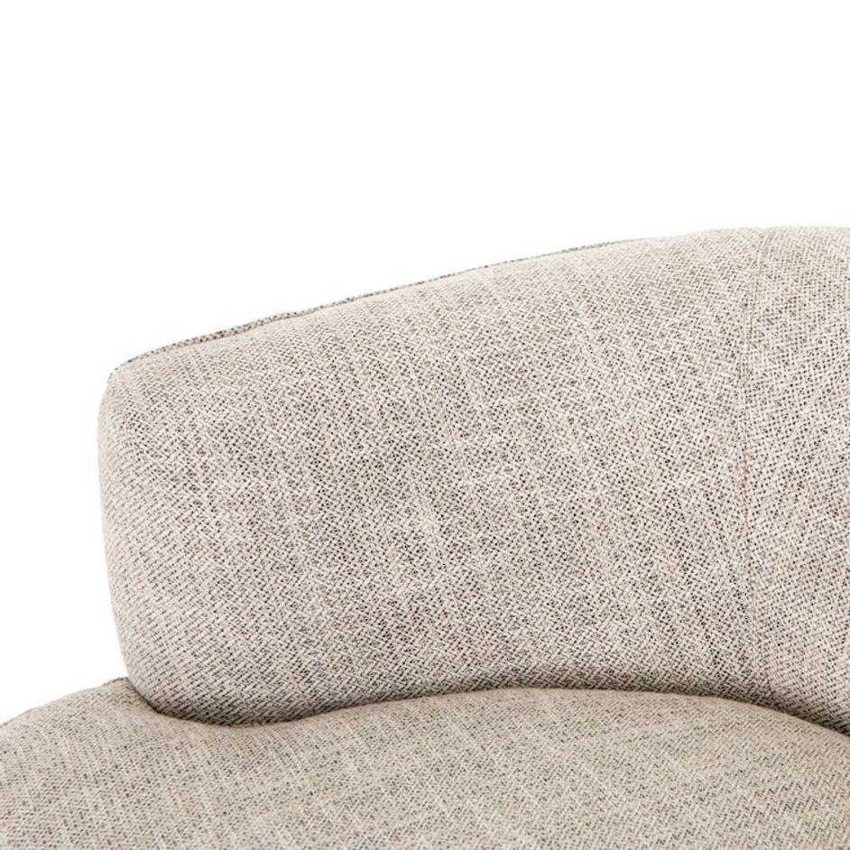 Mila Swivel Chair In Brazos Dove by FOUR HANDS