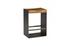 Iron Frame Counter Stool, Chamcha Wood, Natural by PHILLIPS COLLECTION