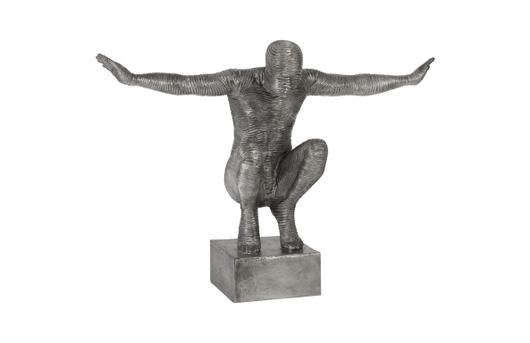 Outstretched Arms Sculpture, Aluminum, Large by PHILLIPS COLLECTION