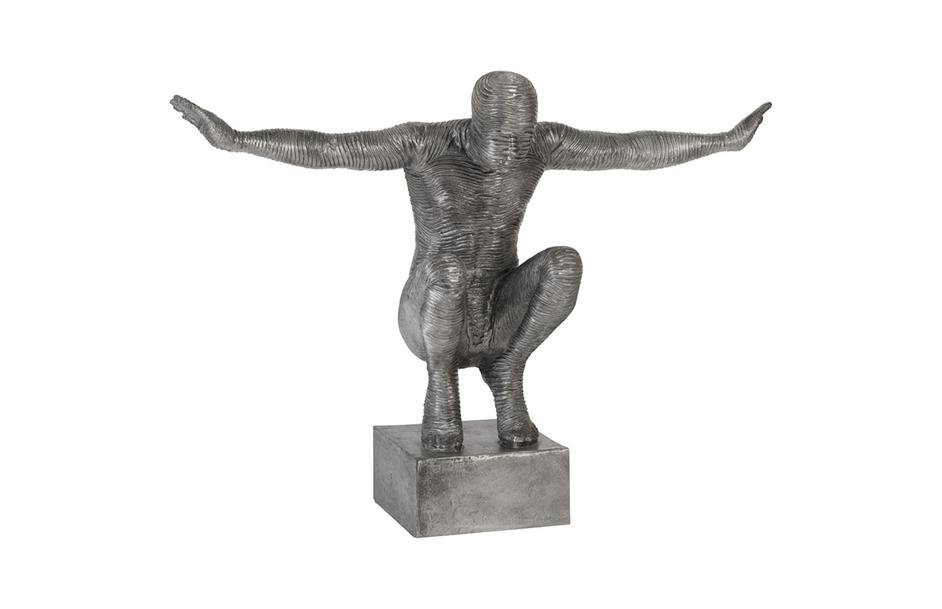 Outstretched Arms Sculpture, Aluminum, Large by PHILLIPS COLLECTION