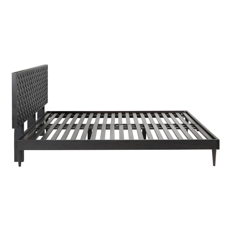 Pablo King Bed Black by Moes Home