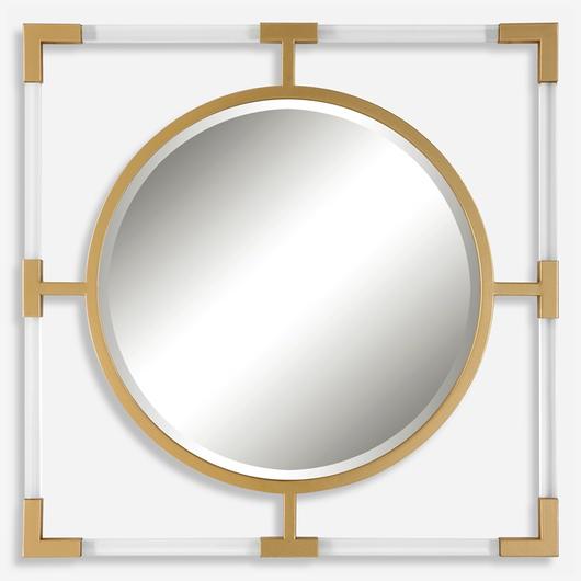 Balkan Small Gold Mirror by Uttermost